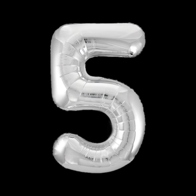 Фольгированные цифры 86 см