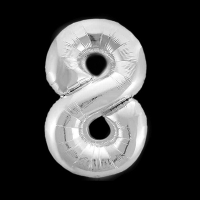 Фольгированные цифры 102 см