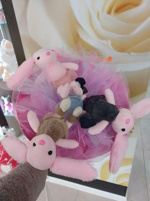 Букеты из мягких игрушек