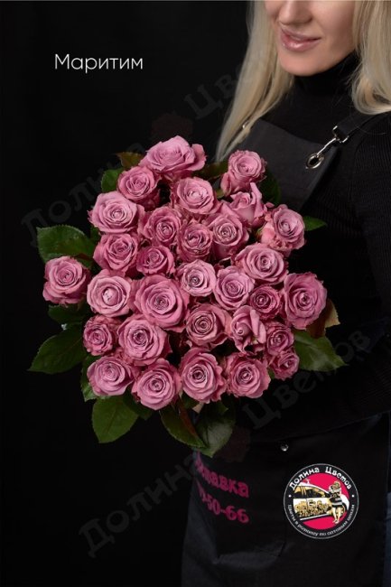 Букет из Розы Маритим  (высота  50см)
