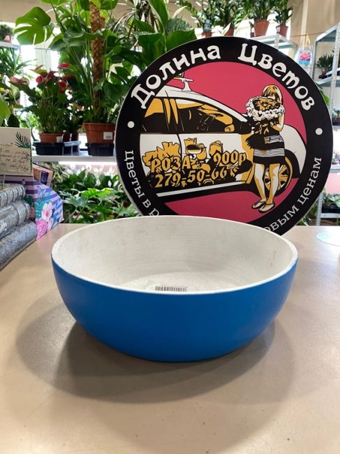 Вазон Бонсайница 2л. синяя