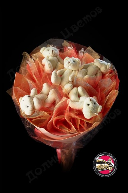 Букет из мягких игрушек