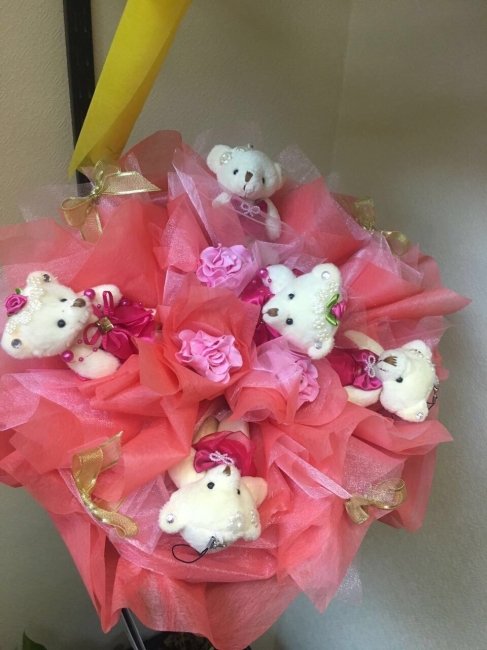 Букет из мягких игрушек