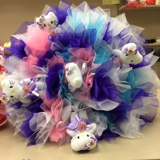 Букет из мягких игрушек